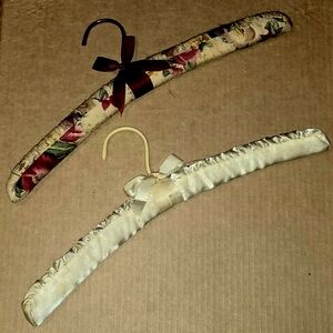 Floral and Satin Padded Hangers